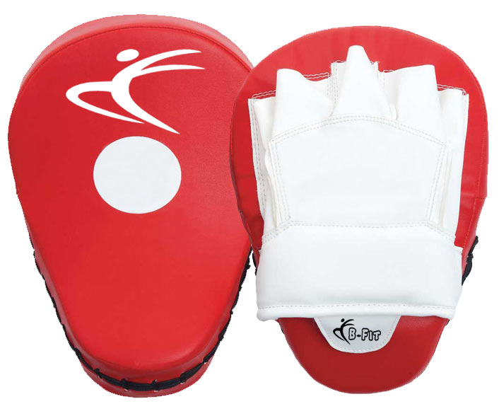Red & White Combination Focus Pad / Punching Mitts, BF-3569-M