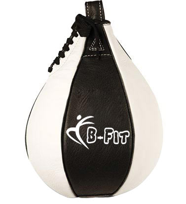 Black & White Color Speed Ball. Made from Cowhide Leather, BF-3572